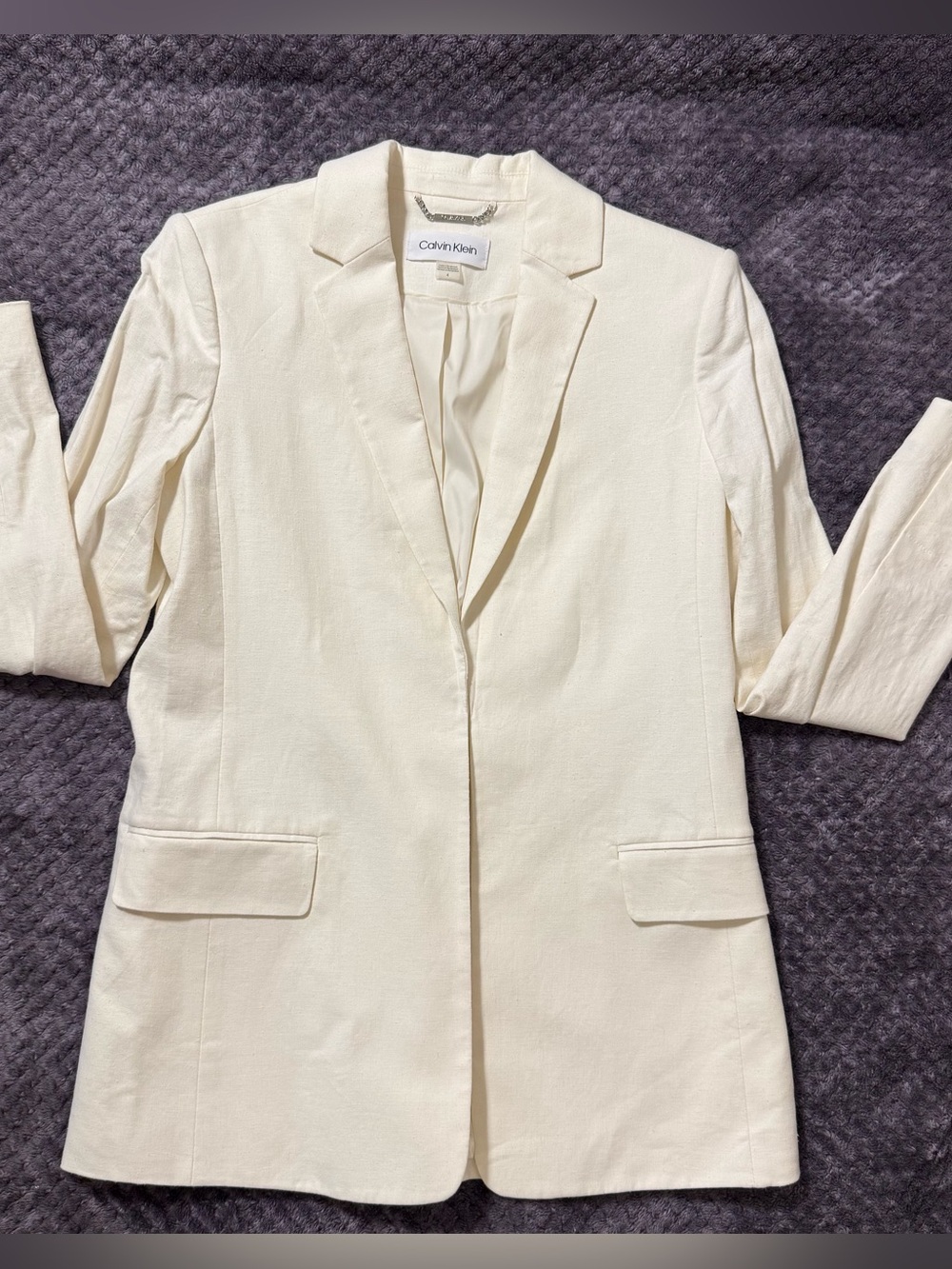 Calvin Klein Linen Blend Blazer